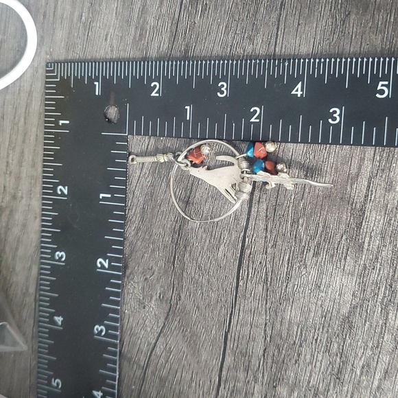 Sterling Pendant  Cayote And Lizard P305 - Picture 3 of 3